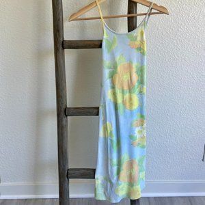 Vintage Floral Michel Stephen Paris Via Moda Dress Size M
